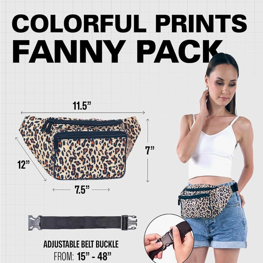 Leopard Print Fanny Pack